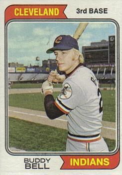 #257 Buddy Bell - Cleveland Indians - 1974 Topps Baseball