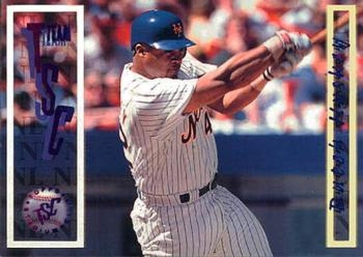 #257 Butch Huskey - New York Mets - 1996 Stadium Club Baseball