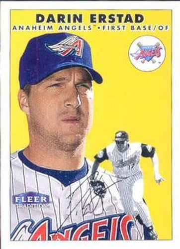 #257 Darin Erstad - Anaheim Angels - 2000 Fleer Tradition Baseball