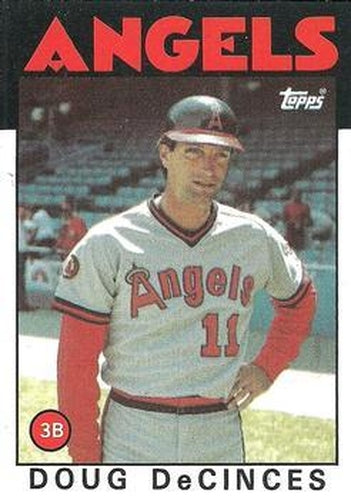 #257 Doug DeCinces - California Angels - 1986 Topps Baseball