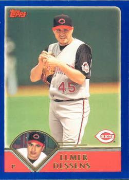 #257 Elmer Dessens - Cincinnati Reds - 2003 Topps Baseball