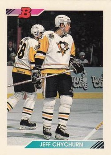 #257 Jeff Chychrun - Pittsburgh Penguins - 1992-93 Bowman Hockey