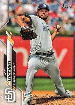 #257 Joey Lucchesi - San Diego Padres - 2020 Topps Baseball