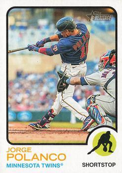 #257 Jorge Polanco - Minnesota Twins - 2022 Topps Heritage Baseball