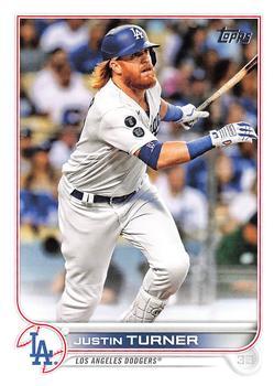 #257 Justin Turner - Los Angeles Dodgers - 2022 Topps Baseball