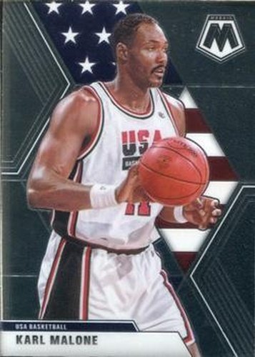 #257 Karl Malone - USA - 2019-20 Panini Mosaic Basketball