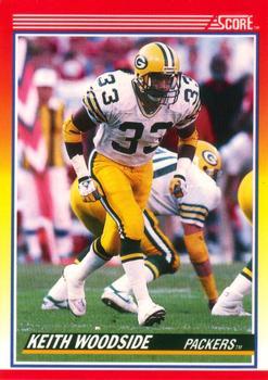 #257 Keith Woodside - Green Bay Packers - 1990 Score Football