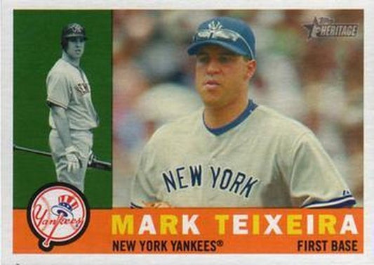 #257 Mark Teixeira - New York Yankees - 2009 Topps Heritage Baseball