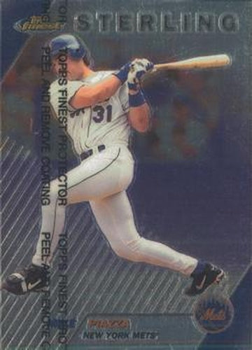 #257 Mike Piazza - New York Mets - 1999 Finest Baseball