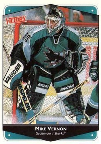 #257 Mike Vernon - San Jose Sharks - 1999-00 Upper Deck Victory Hockey