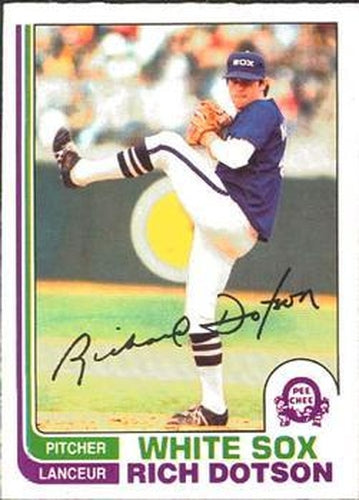 #257 Richard Dotson - Chicago White Sox - 1982 O-Pee-Chee Baseball