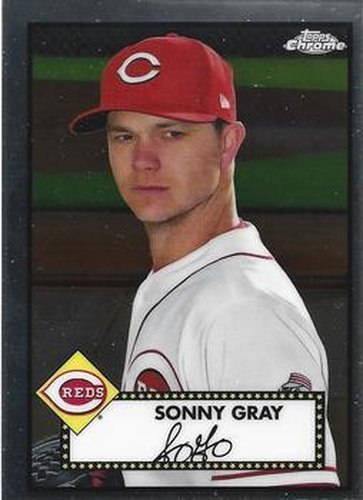 #257 Sonny Gray - Cincinnati Reds - 2021 Topps Chrome Platinum Anniversary Baseball