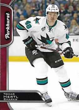 #257 Tomas Hertl - San Jose Sharks - 2016-17 Parkhurst - Red Hockey