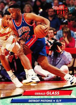 #257 Gerald Glass - Detroit Pistons - 1992-93 Ultra Basketball