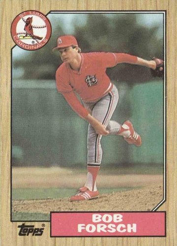 #257 Bob Forsch - St. Louis Cardinals - 1987 Topps Baseball