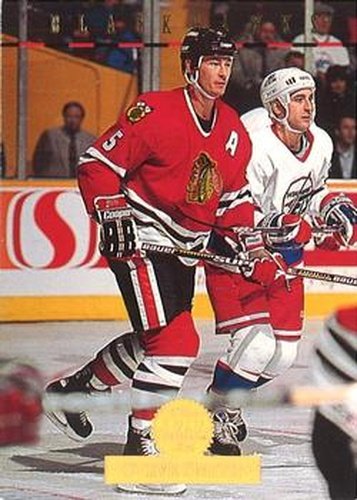 #257 Steve Smith - Chicago Blackhawks - 1994-95 Leaf Hockey