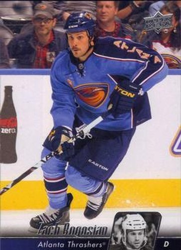 #257 Zach Bogosian - Atlanta Thrashers - 2010-11 Upper Deck Hockey