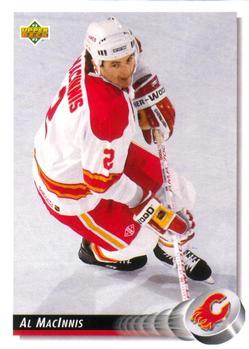 #257 Al MacInnis - Calgary Flames - 1992-93 Upper Deck Hockey