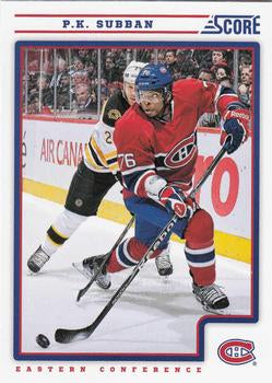 #257 P.K. Subban - Montreal Canadiens - 2012-13 Score Hockey