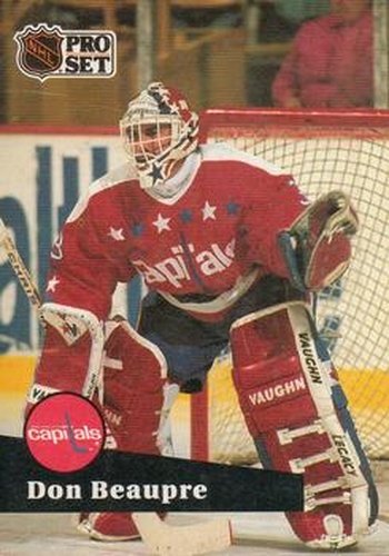 #257 Don Beaupre - 1991-92 Pro Set Hockey
