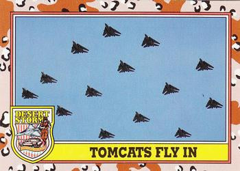#257 Tomcats Fly In - 1991 Topps Desert Storm
