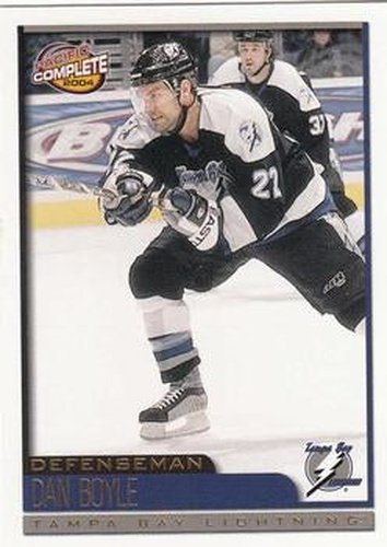 #257 Dan Boyle - Tampa Bay Lightning - 2003-04 Pacific Complete Hockey