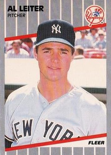 #257 Al Leiter - New York Yankees - 1989 Fleer Baseball