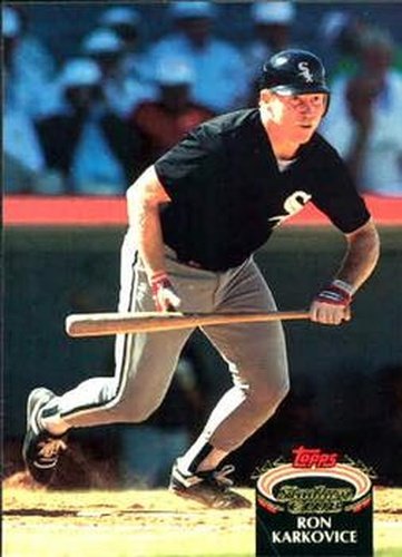 #257 Ron Karkovice - Chicago White Sox - 1992 Stadium Club Baseball