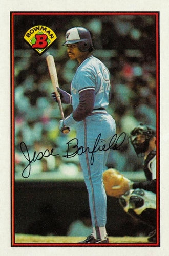 #257 Jesse Barfield - Toronto Blue Jays - 1989 Bowman Baseball