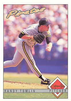 #257 Randy Tomlin - Pittsburgh Pirates - 1993 O-Pee-Chee Baseball