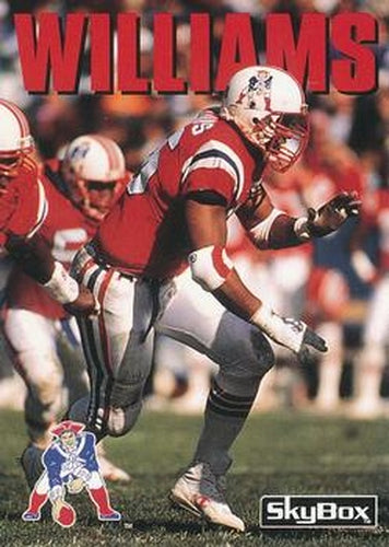 #257 Brent Williams - New England Patriots - 1992 SkyBox Impact Football