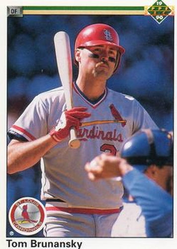 #257 Tom Brunansky - St. Louis Cardinals - 1990 Upper Deck Baseball