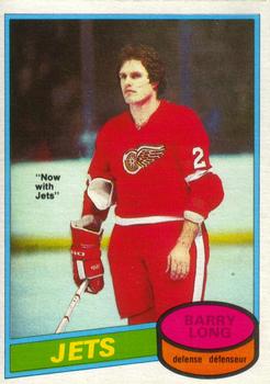 #258 Barry Long - Winnipeg Jets - 1980-81 O-Pee-Chee Hockey