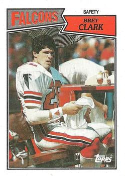 #258 Bret Clark - Atlanta Falcons - 1987 Topps Football