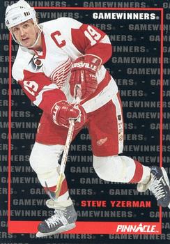 #258 Steve Yzerman - Detroit Red Wings - 1992-93 Pinnacle Canadian Hockey