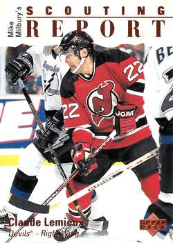 #258 Claude Lemieux - New Jersey Devils - 1995-96 Upper Deck Hockey