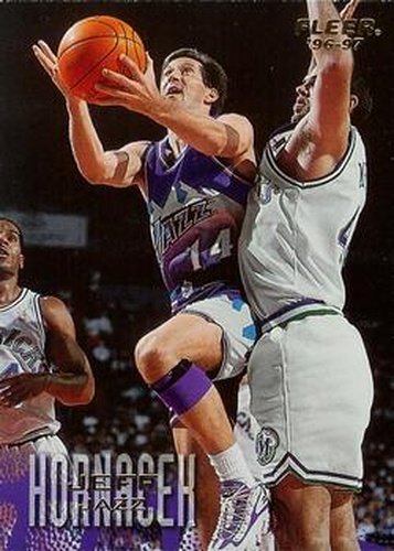 #258 Jeff Hornacek - Utah Jazz - 1996-97 Fleer Basketball