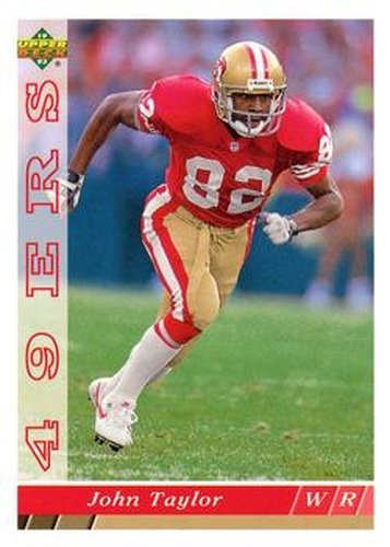 #258 John Taylor - San Francisco 49ers - 1993 Upper Deck Football