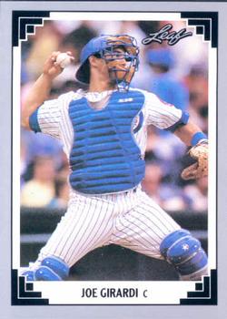 #258 Joe Girardi - Chicago Cubs - 1991 Leaf Baseball