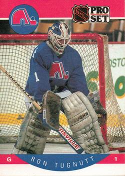 #258 Ron Tugnutt - Quebec Nordiques - 1990-91 Pro Set Hockey