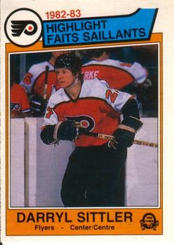 #258 Darryl Sittler - Philadelphia Flyers - 1983-84 O-Pee-Chee Hockey