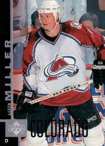 #258 Aaron Miller - Colorado Avalanche - 1997-98 Upper Deck Hockey