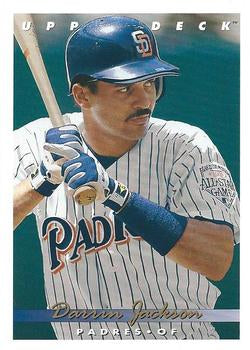 #258 Darrin Jackson - San Diego Padres - 1993 Upper Deck Baseball