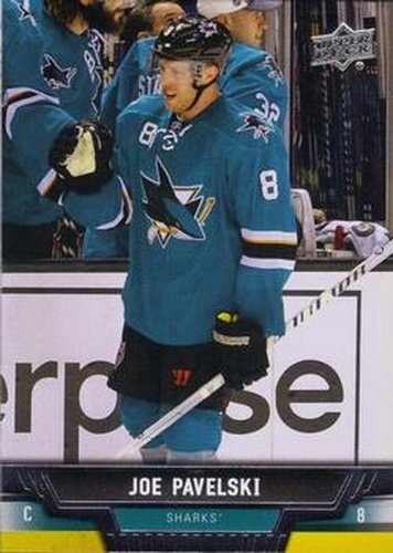 #258 Joe Pavelski - San Jose Sharks - 2013-14 Upper Deck Hockey
