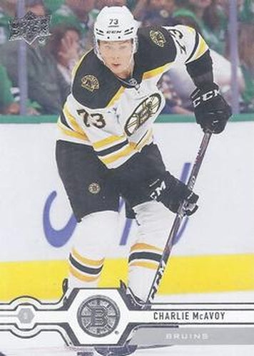 #258 Charlie McAvoy - Boston Bruins - 2019-20 Upper Deck Hockey