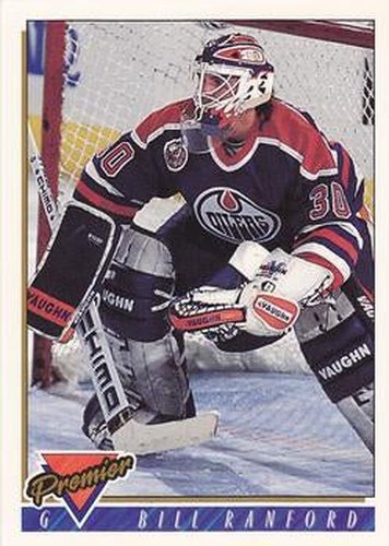 #258 Bill Ranford - Edmonton Oilers - 1993-94 Topps Premier Hockey