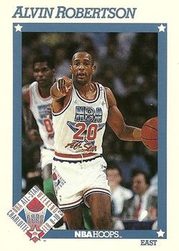 #258 Alvin Robertson - Milwaukee Bucks - 1991-92 Hoops Basketball