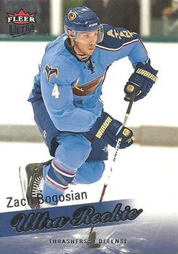 #258 Zach Bogosian - Atlanta Thrashers - 2008-09 Ultra Hockey