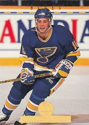#258 Jim Montgomery - St. Louis Blues - 1994-95 Leaf Hockey