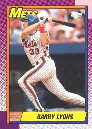 #258 Barry Lyons - New York Mets - 1990 O-Pee-Chee Baseball